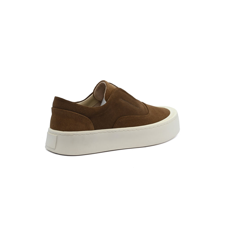 British Style Yuppie Platform Sneakers Men M7513 Dark Brown - 2