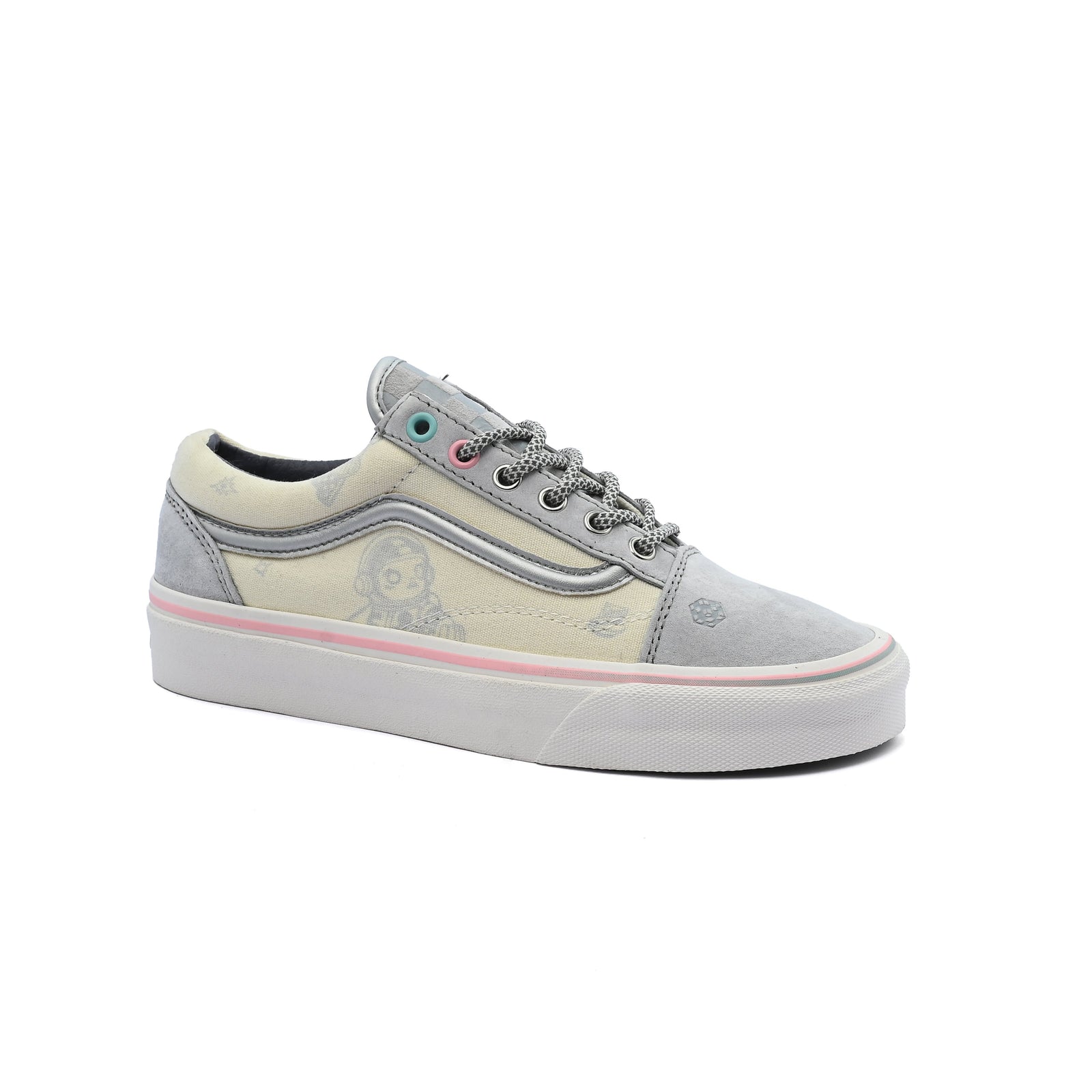 Vans X Space Molly Old Skool Shoes Woman D3HY28 Baby Blue - 1