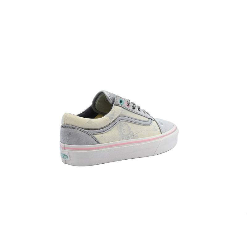 Vans X Space Molly Old Skool Shoes Woman D3HY28 Baby Blue - 2