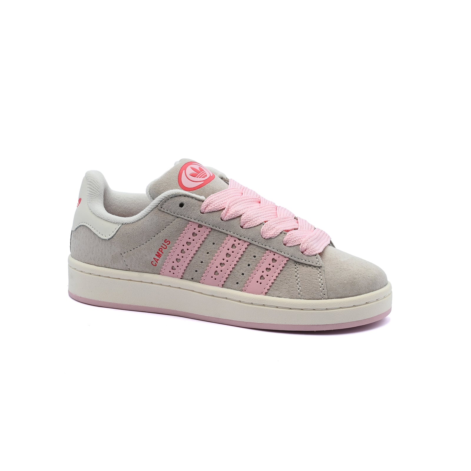 Adidas Campus 00s Love Spread Readily Sneakers Woman JS35245 Gray&Pink - 1