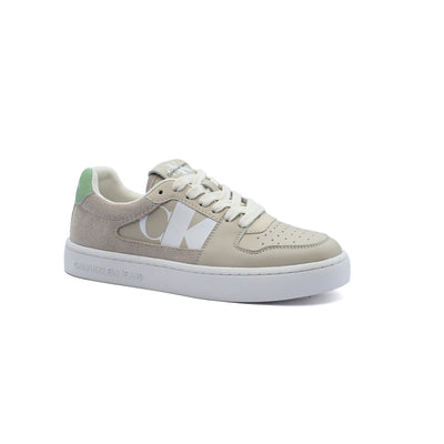 Calvin Klein Jeans Classic Cupsole Sneakers Woman CK-69 Beige