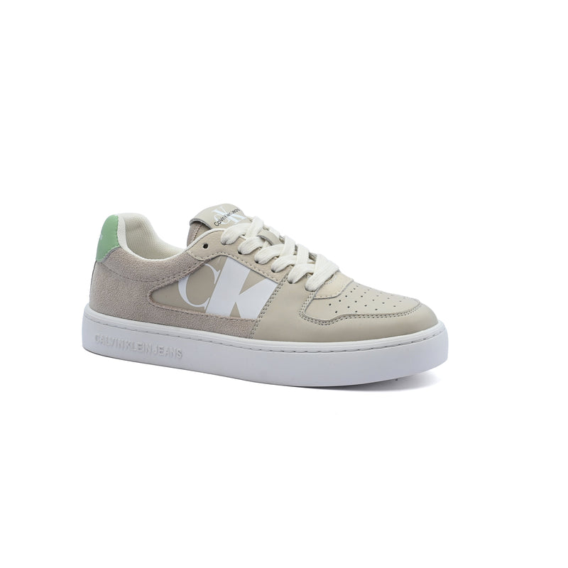 Calvin Klein Jeans Classic Cupsole Sneakers Woman CK-69 Beige - 1