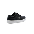 Prada Downtown Perforated Leather Sneakers for Women A356 Black - 2