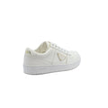 Prada Downtown Perforated Leather Sneakers for Women A356 White - 2