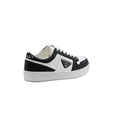Prada Downtown Perforated Leather Sneakers for Women A356 Black&White - 2