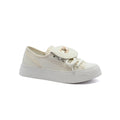 Chanel Platform Suede Calfskin Sneakers Woman F3669 White - 1