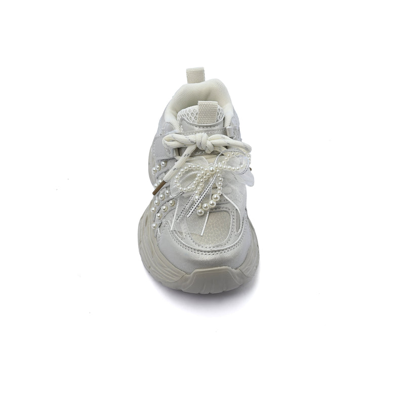 Sneakers Kids Running Comfortable Non Slip Durable Lightweight 6610 Biege - 3