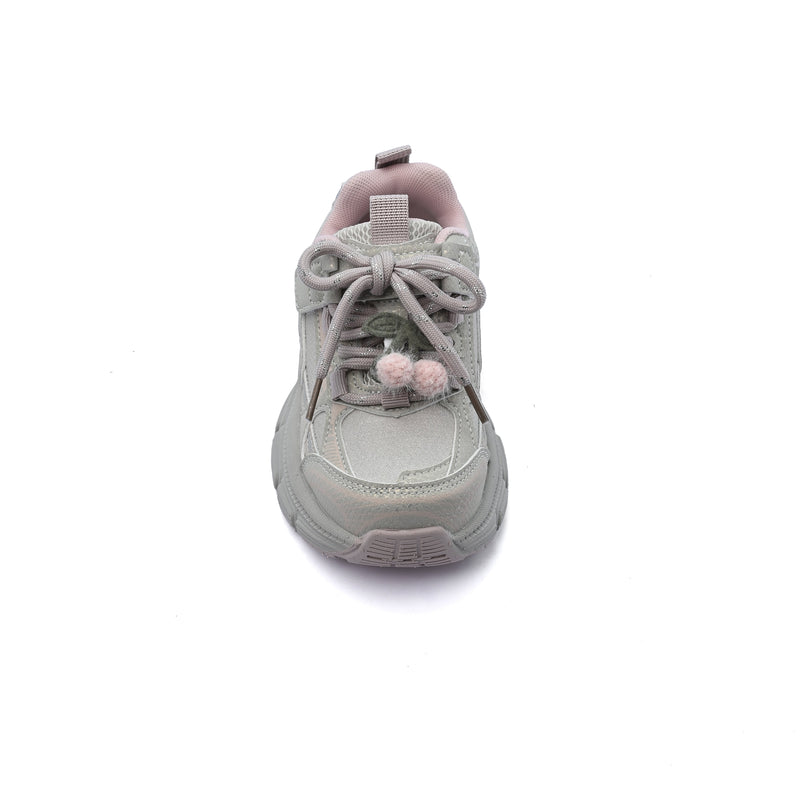 Sneakers Kids Running Comfortable Non Slip Durable Lightweight 9556B Pink - 3