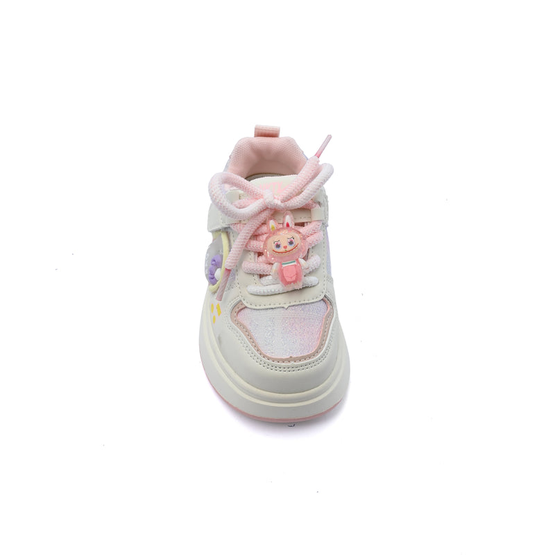 Sneakers Kids Running Comfortable Non Slip Durable Lightweight 8812 Pink - 3