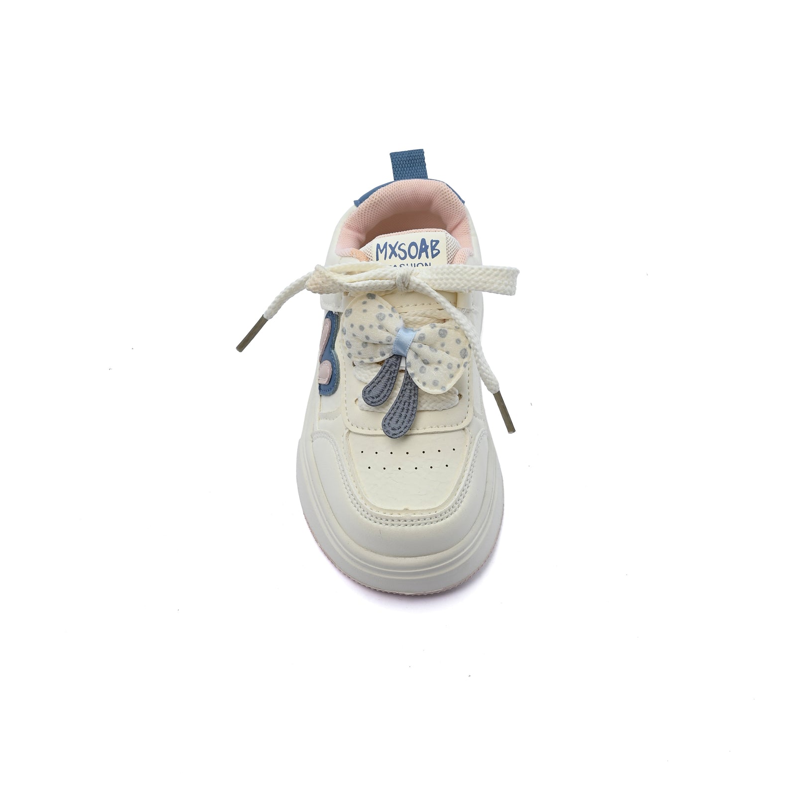 Sneakers Kids Running Comfortable Non Slip Durable Lightweight 6611 White/Blue - 3