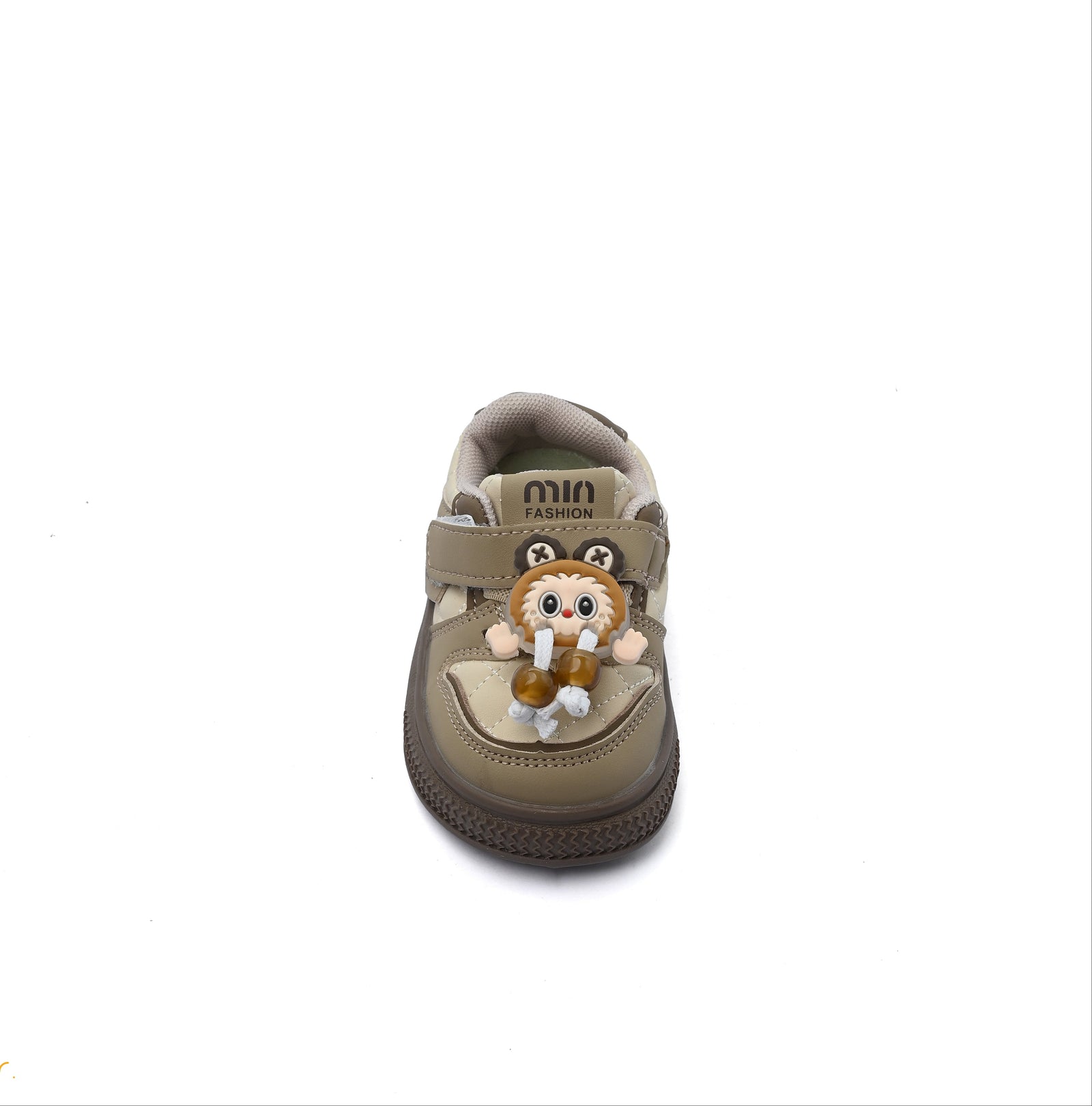 Sneakers Kids Running Comfortable Non Slip Durable Lightweight 99906 Beige - 3