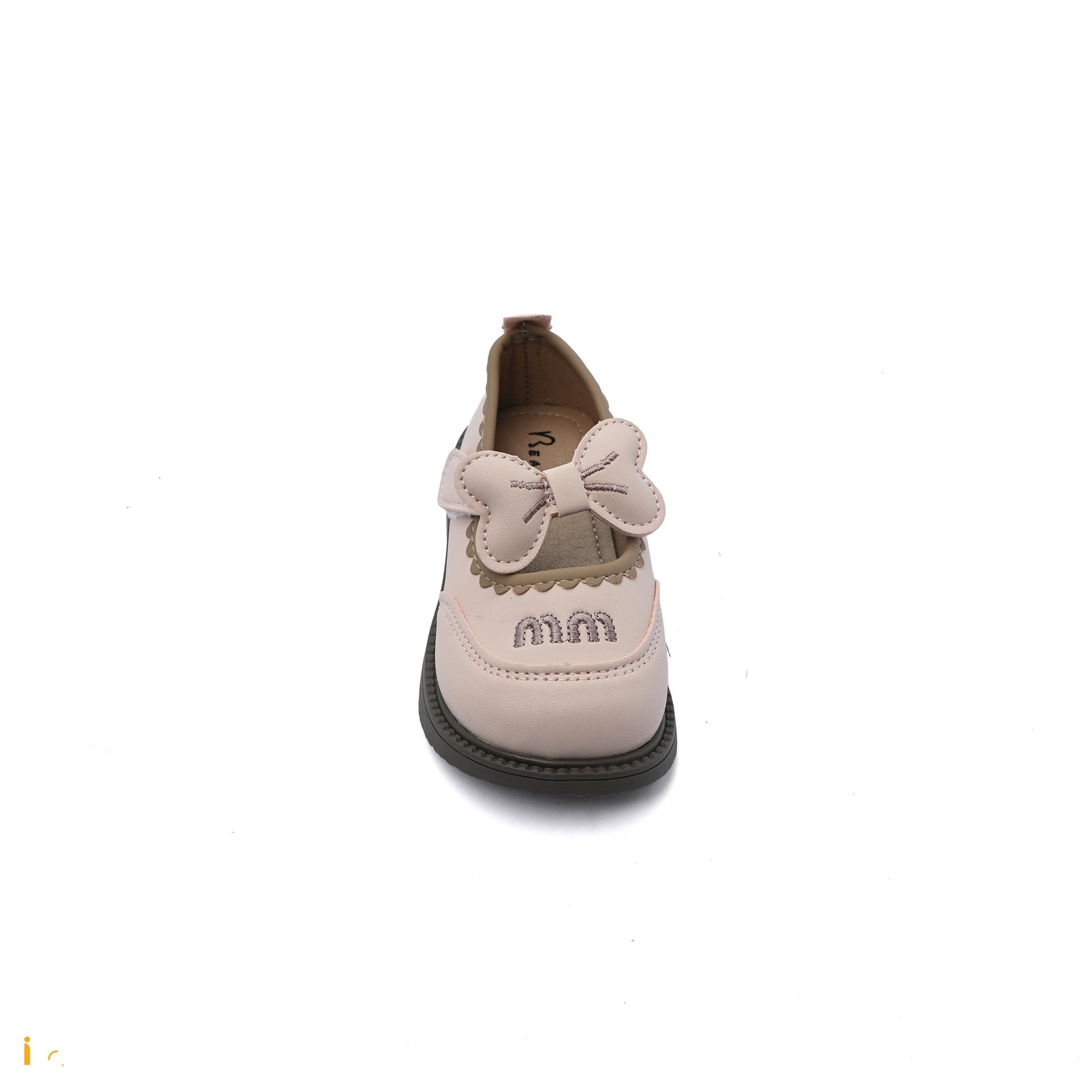 Split Leather Slipper With Footbed Comfortable Non Slip Durable lightweight B2533 Pink - 3