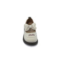Split Leather Slipper With Footbed Comfortable Non Slip Durable lightweight B2533 Beige - 3