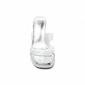 Spring Summer High Heel Sandals Transparent sole Women 99071 Silver - 3