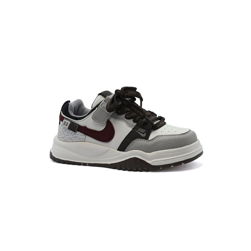 Sneakers Kids Running Comfortable Non Slip Durable Lightweight 16019 Brown - 1