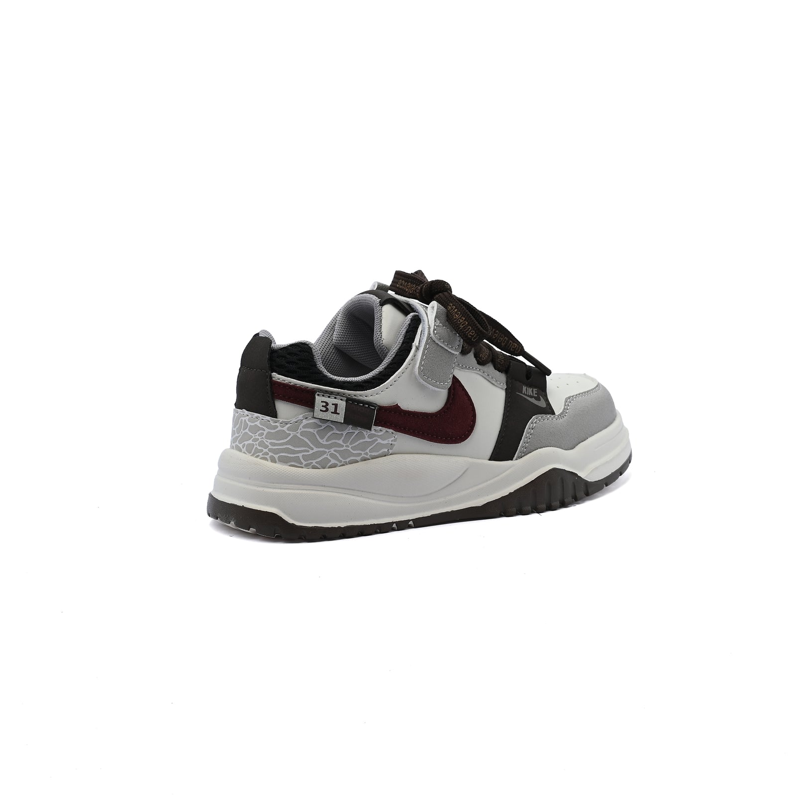 Sneakers Kids Running Comfortable Non Slip Durable Lightweight 16019 Brown - 2