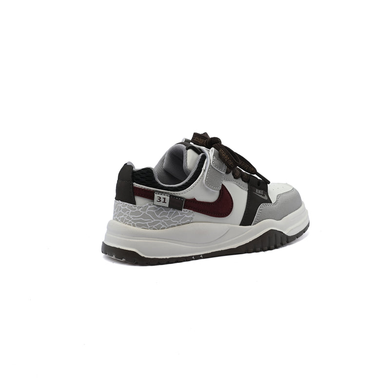 Sneakers Kids Running Comfortable Non Slip Durable Lightweight 16019 Brown - 2