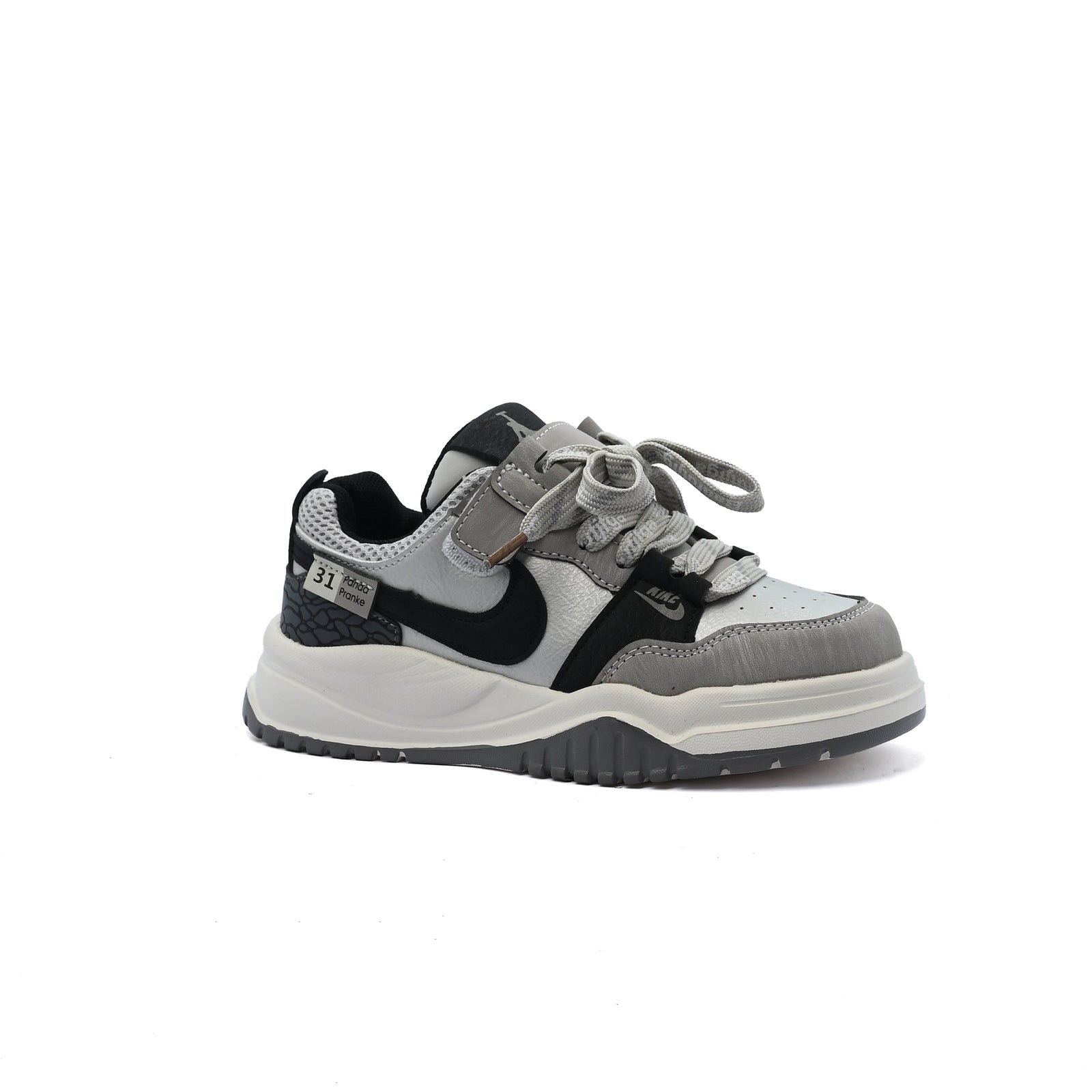 Sneakers Kids Running Comfortable Non Slip Durable Lightweight 16019 Gray - 1