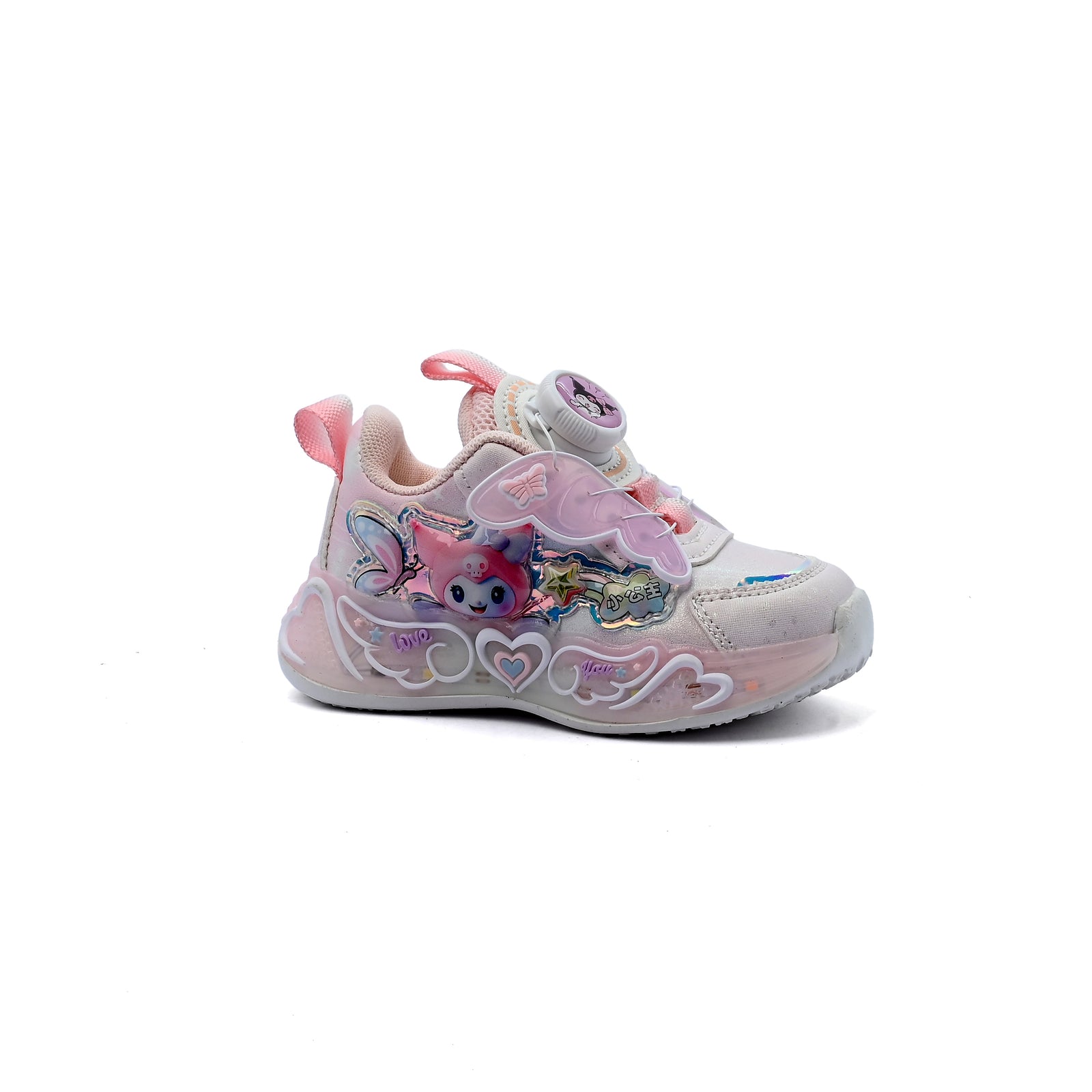 Sneakers Kids Running Comfortable Non Slip Durable Lightweight A25805 Pink - 1