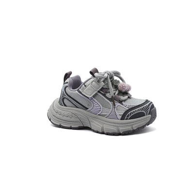 Sneakers Kids Running Comfortable Non Slip Durable Lightweight 9556B Purple