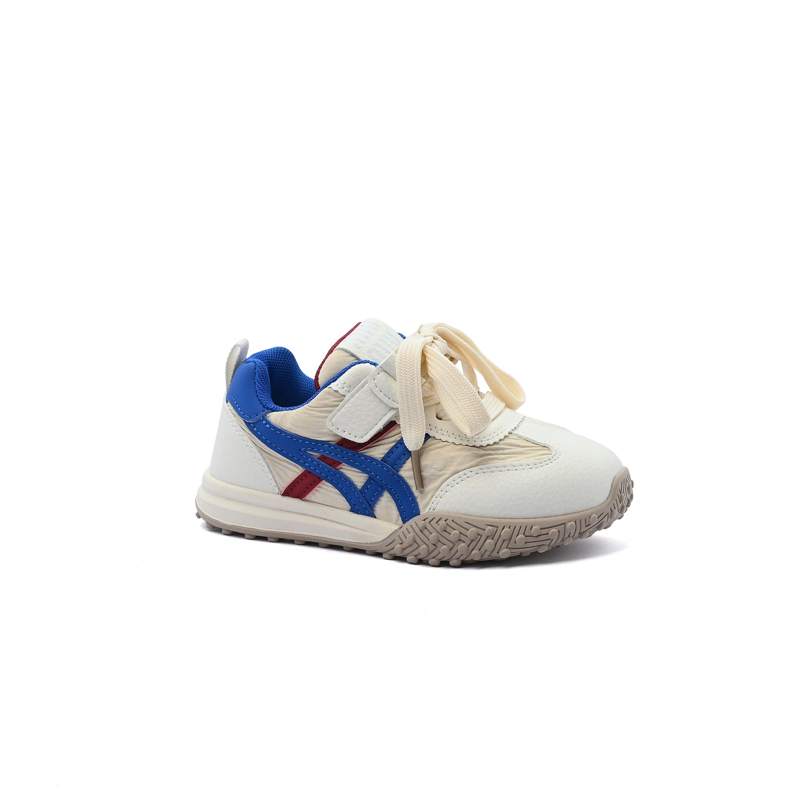 Sneakers Kids Running Comfortable Non Slip Durable Lightweight 5825 Beige&Blue - 1