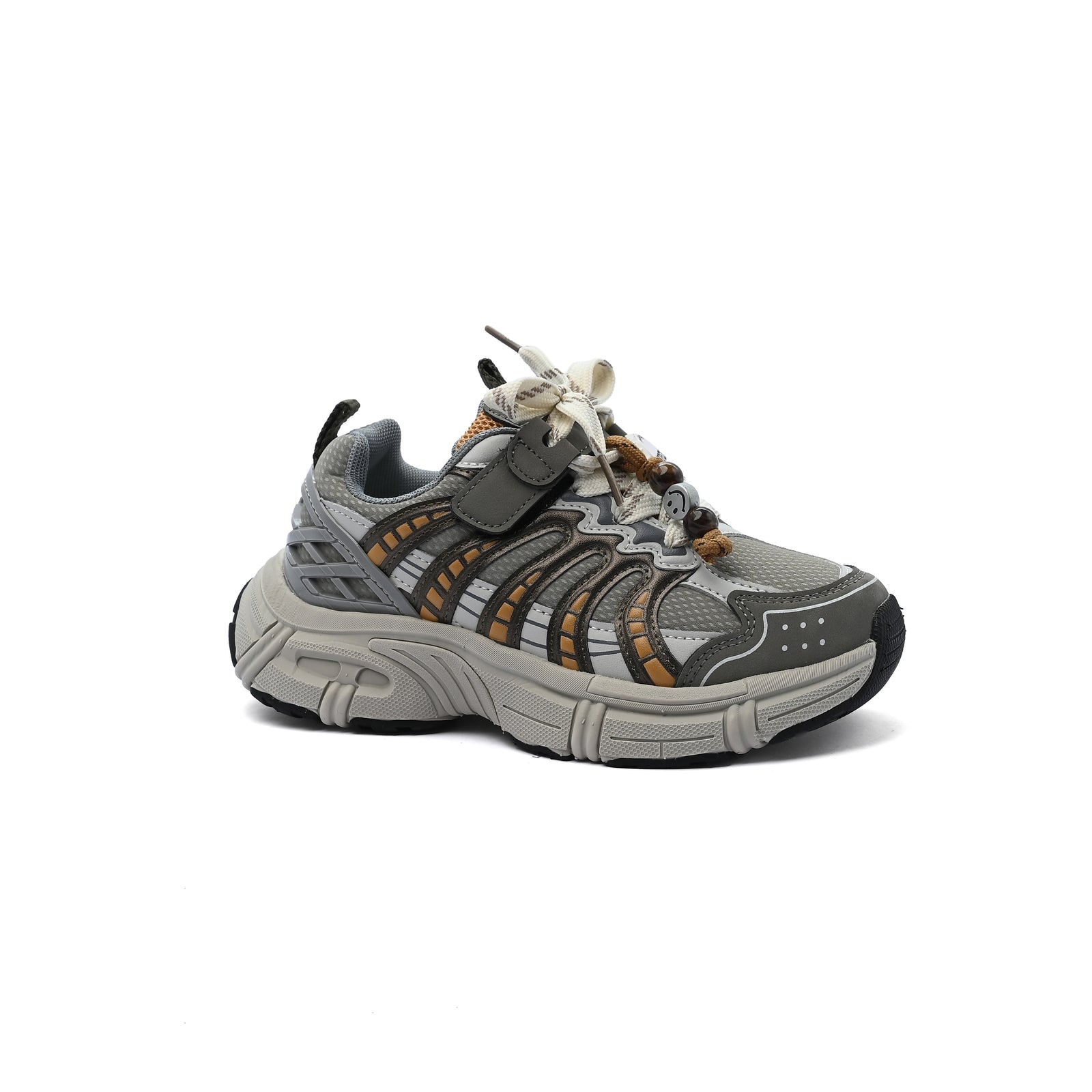 Sneakers Kids Running Comfortable Non Slip Durable Lightweight 2985 Gray - 1