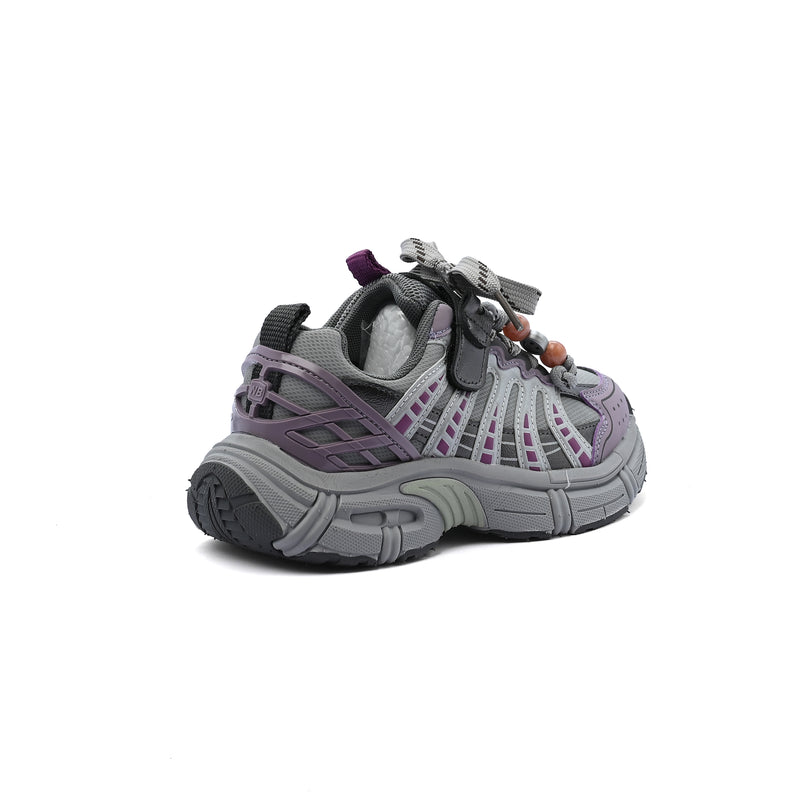 Sneakers Kids Running Comfortable Non Slip Durable Lightweight 2985 Purple - 2