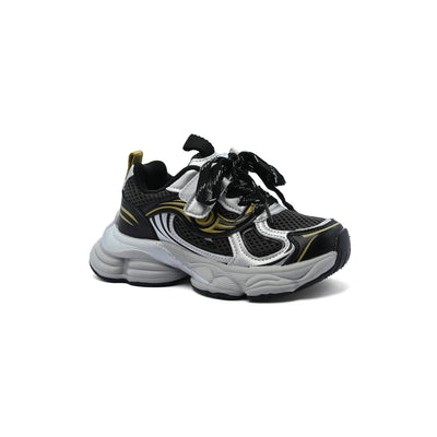 Sneakers Kids Running Comfortable Non Slip Durable Lightweight 893 Black
