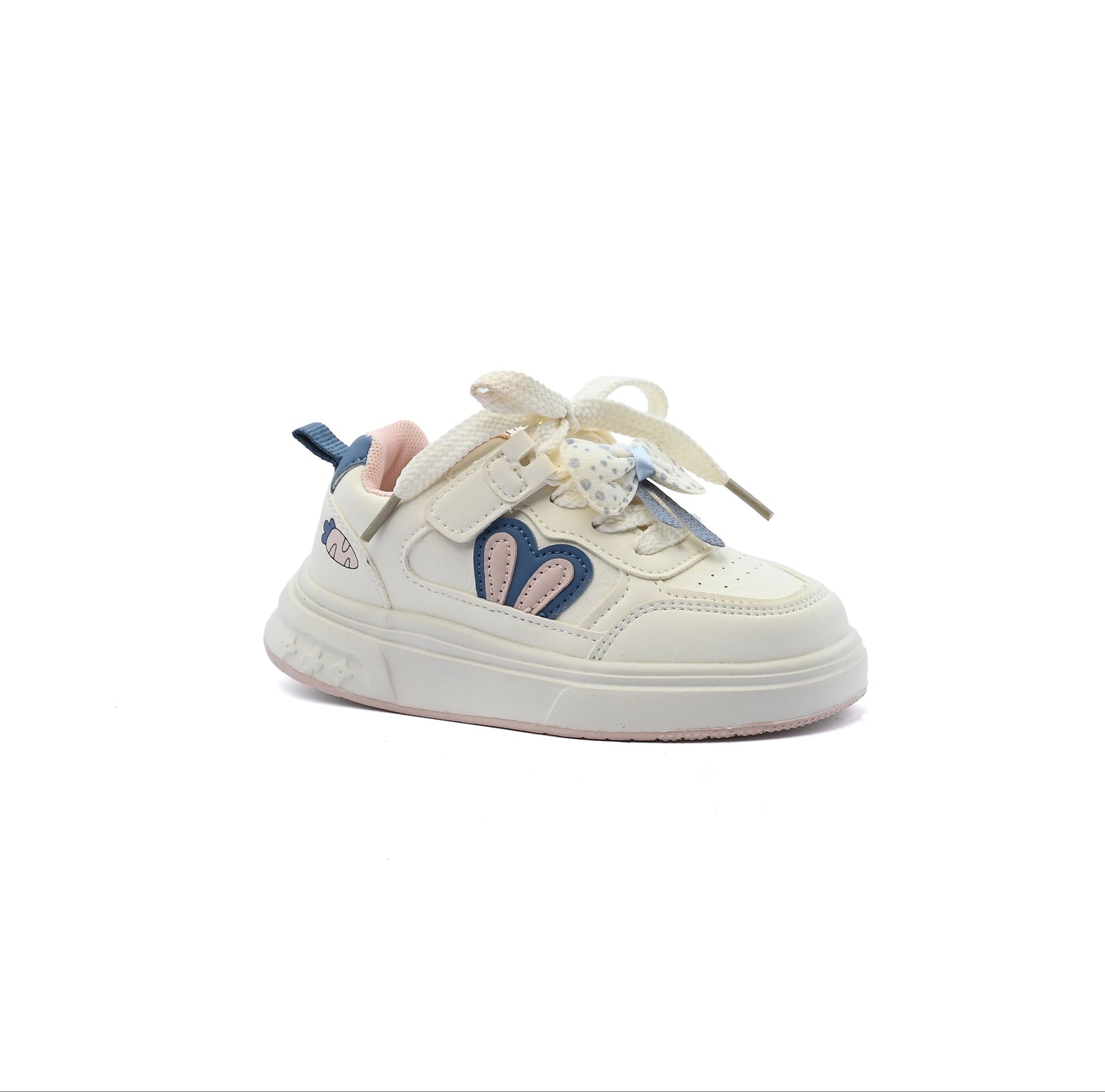 Sneakers Kids Running Comfortable Non Slip Durable Lightweight 6611 White/Blue - 1