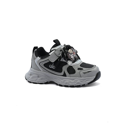 Sneakers Kids Running Comfortable Non Slip Durable Lightweight 6725-5 Black