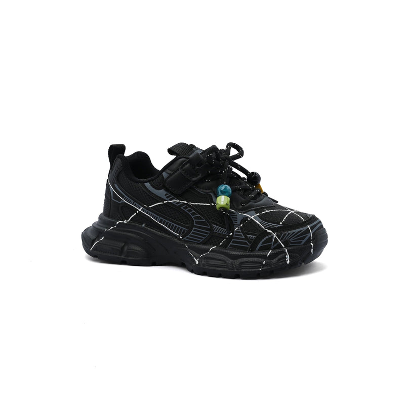 Sneakers Kids Running Comfortable Non Slip Durable Lightweight A3362 Black - 1