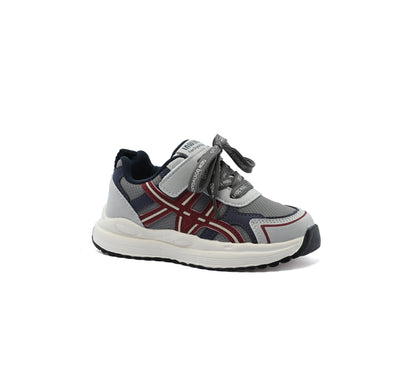 Sneakers Kids Running Comfortable Non Slip Durable Lightweight 213 Gray
