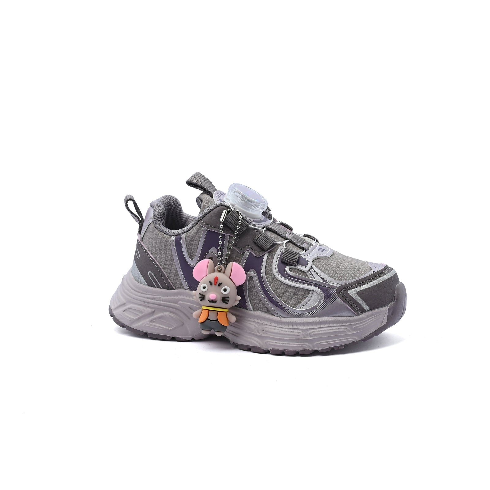 Sneakers Kids Running Comfortable Non Slip Durable Lightweight 87B-25 Purple - 1