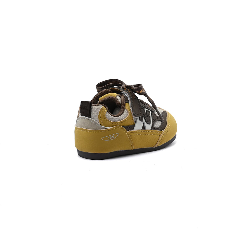 Sneakers Kids Running Comfortable Non Slip Durable Lightweight AL80035 Yellow - 2