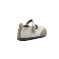 Split Leather Slipper With Footbed Comfortable Non Slip Durable lightweight B2560 Beige - 2
