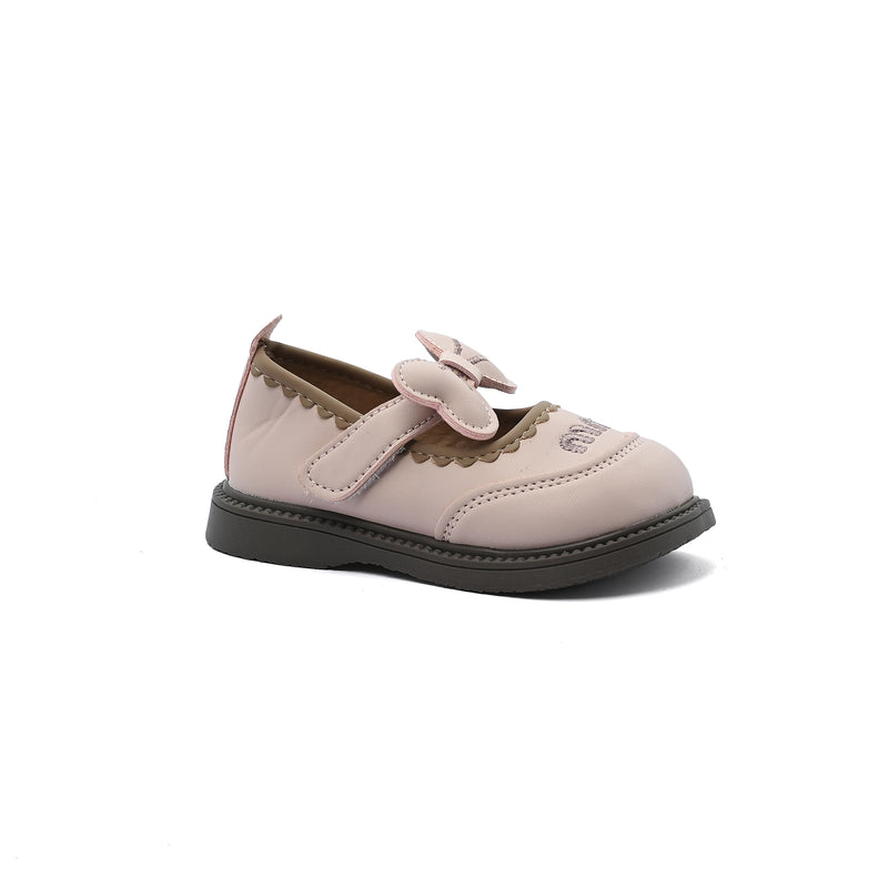 Split Leather Slipper With Footbed Comfortable Non Slip Durable lightweight B2533 Pink - 1