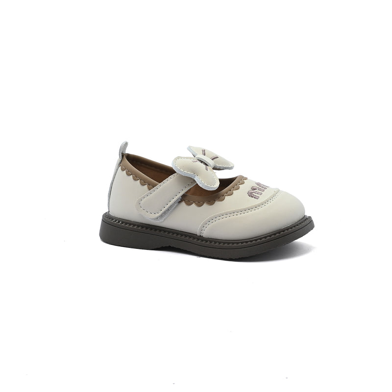 Split Leather Slipper With Footbed Comfortable Non Slip Durable lightweight B2533 Beige - 1