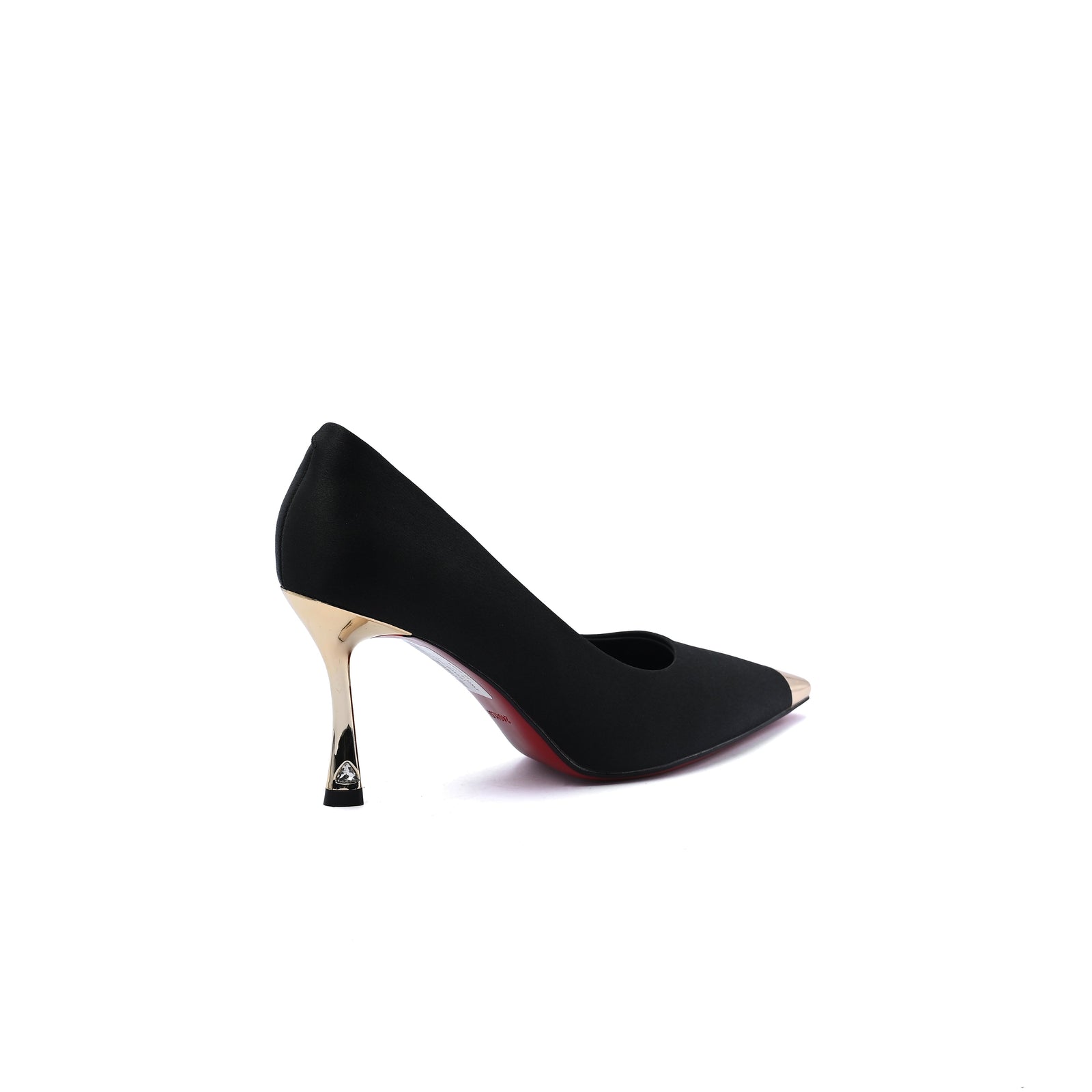 Pointed Stiletto Heel Shoes In Faux Suede Woman 25237 Black - 2