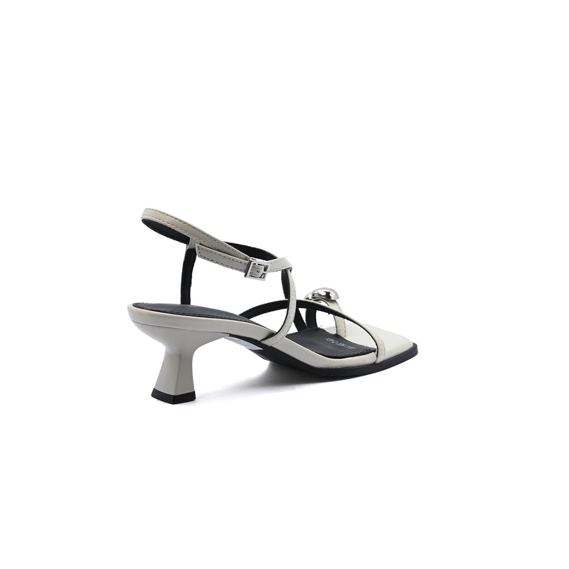 The Row Constance Leather Thong Sandals Woman 131-2 Beige - 2