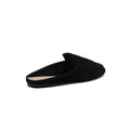 Miss Dior logo plaque trim Loafers Slip-On Mules Woman EM-73 Black - 2