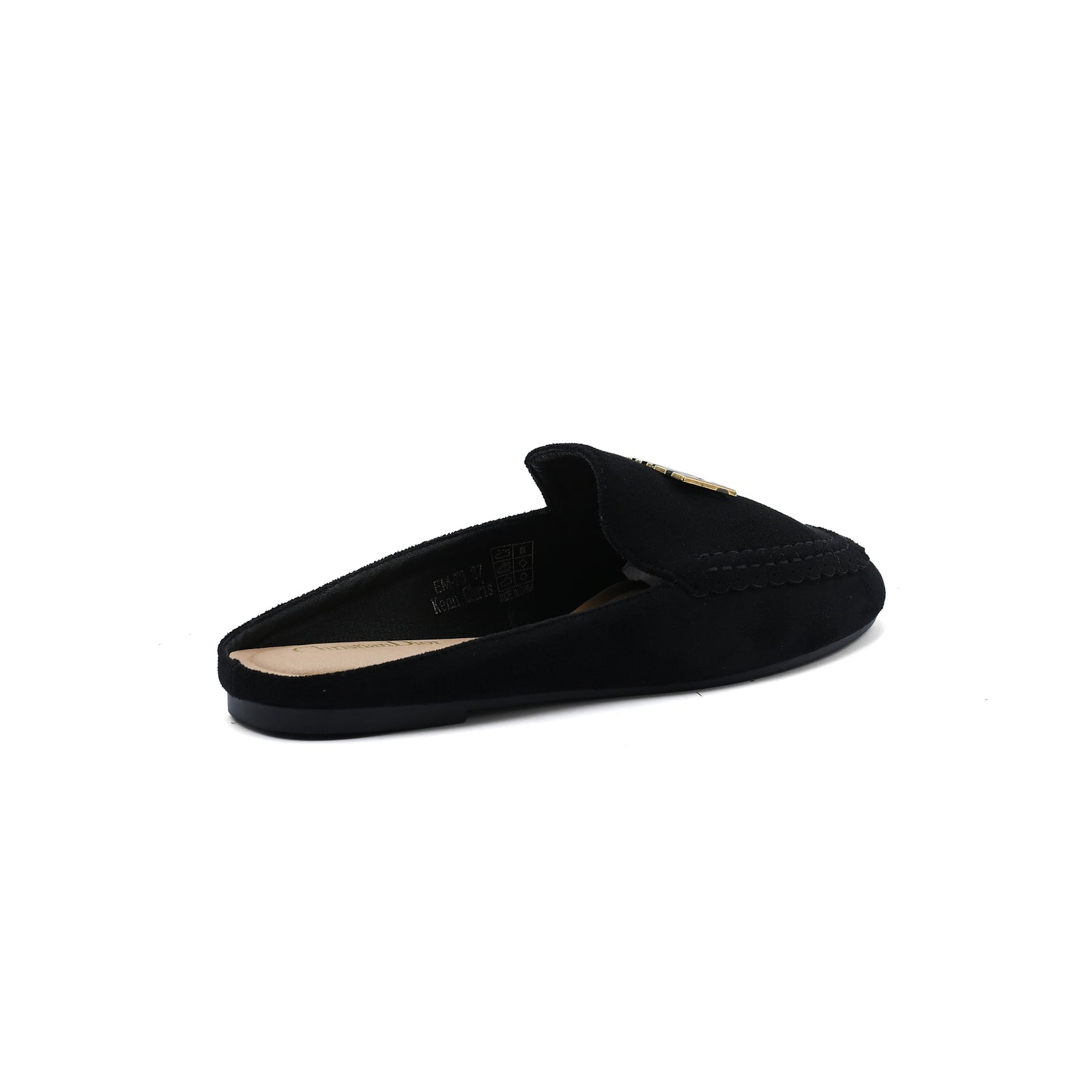 Miss Dior logo plaque trim Loafers Slip-On Mules Woman EM-73 Black - 2