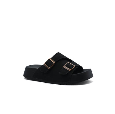 Birkenstock Zürich Suede Leather Buckle Detailed Woman TN-206 Black