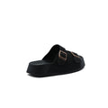 Birkenstock Zürich Suede Leather Buckle Detailed Woman TN-206 Black - 2
