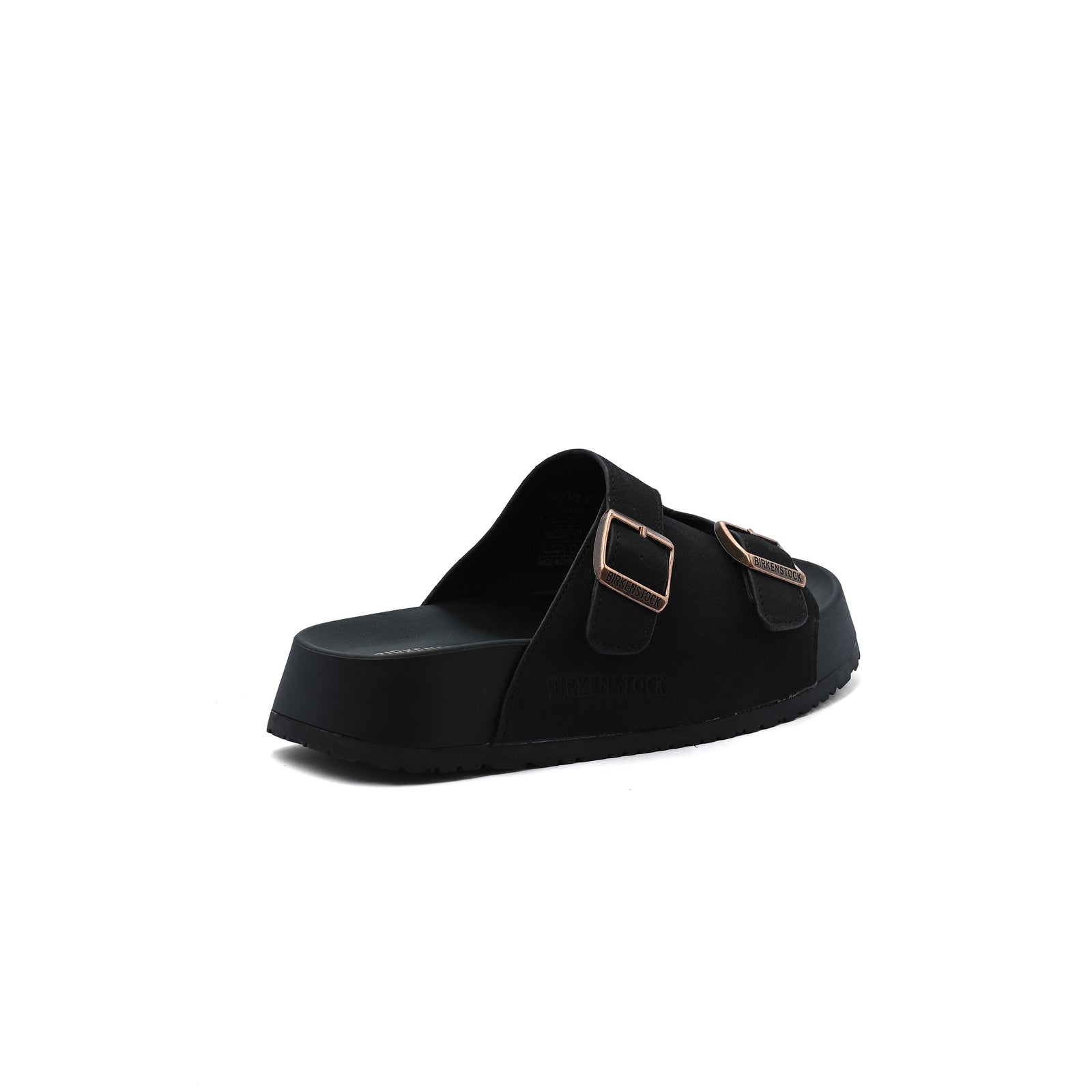 Birkenstock Zürich Suede Leather Buckle Detailed Woman TN-206 Black - 2