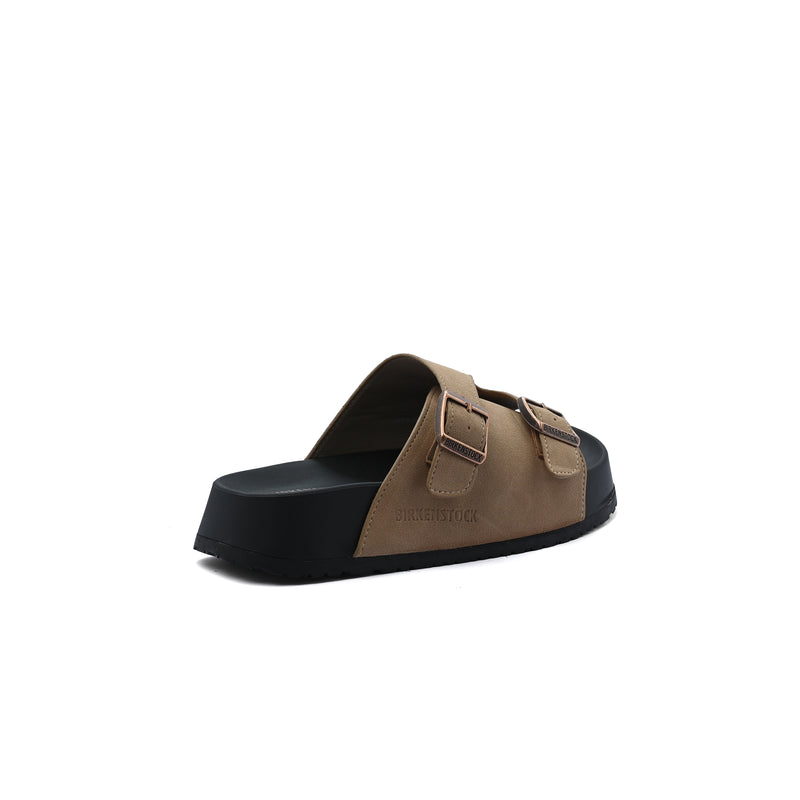 Birkenstock Zürich Suede Leather Buckle Detailed Woman TN-206 Khaki - 2