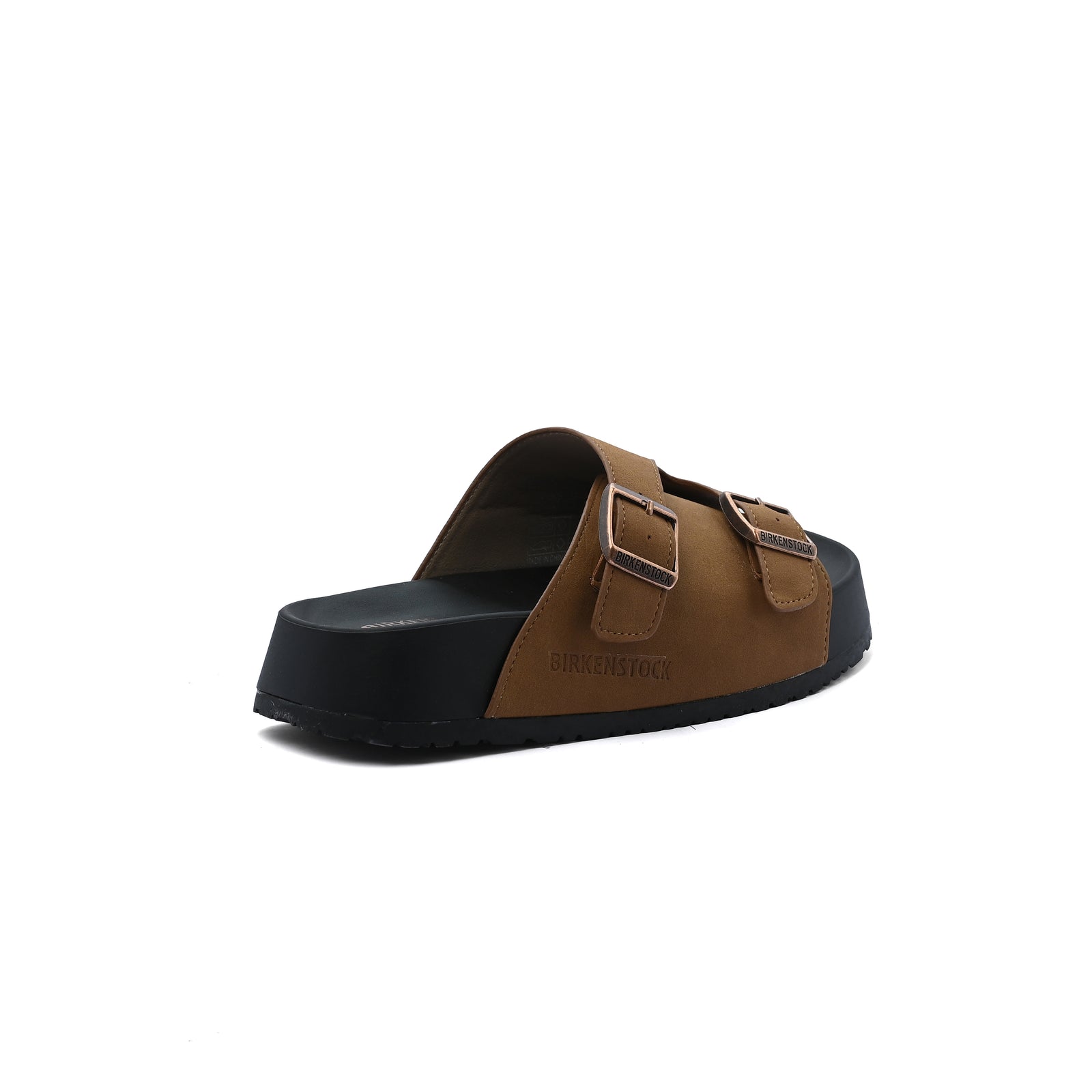 Birkenstock Zürich Suede Leather Buckle Detailed Woman TN-206 Camel - 2