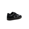 Gucci Interlocking G Suede Canvas Sneakers Woman GU-26 Black - 2