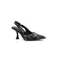 Betsey Johnson SB-Clark Leopard - Rhinestone Pumps Woman MA-811 Black - 1