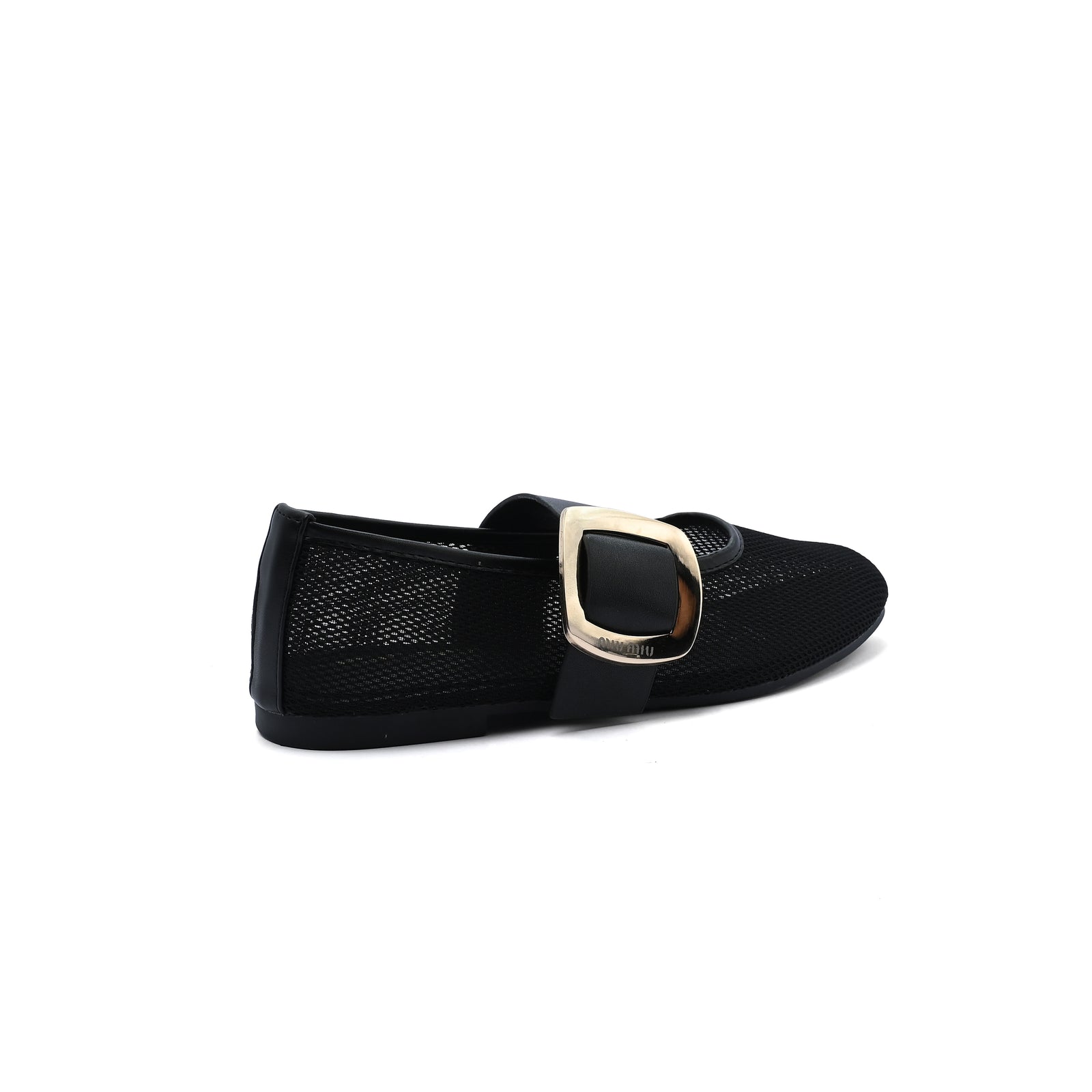 Miu Miu mesh flat ballet shoes with distinctive details Woman SW-713 Black - 2