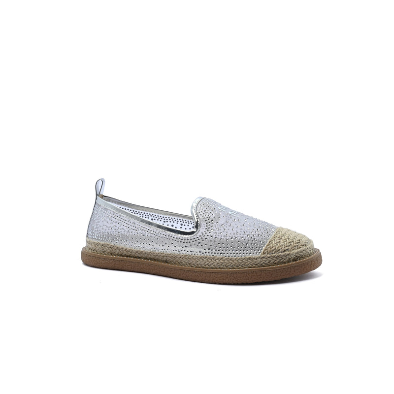 Miu Miu Truffle Collection Espadrille Shoes Ladies Fashion Woman TN-207 Silver - 1